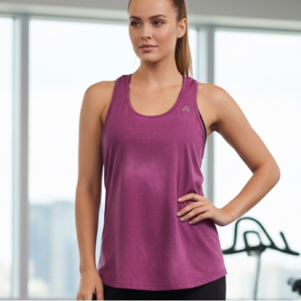 Reebok dynamic berry/plum tank top size XL